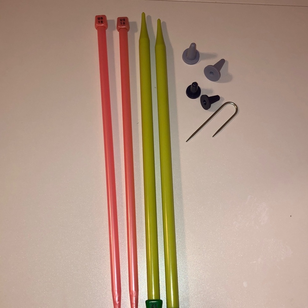 Knitting Needle and Needle Tip Covers Bundle